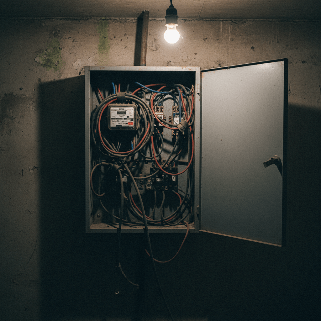 Stromzähler Verkabelung Arbeiten