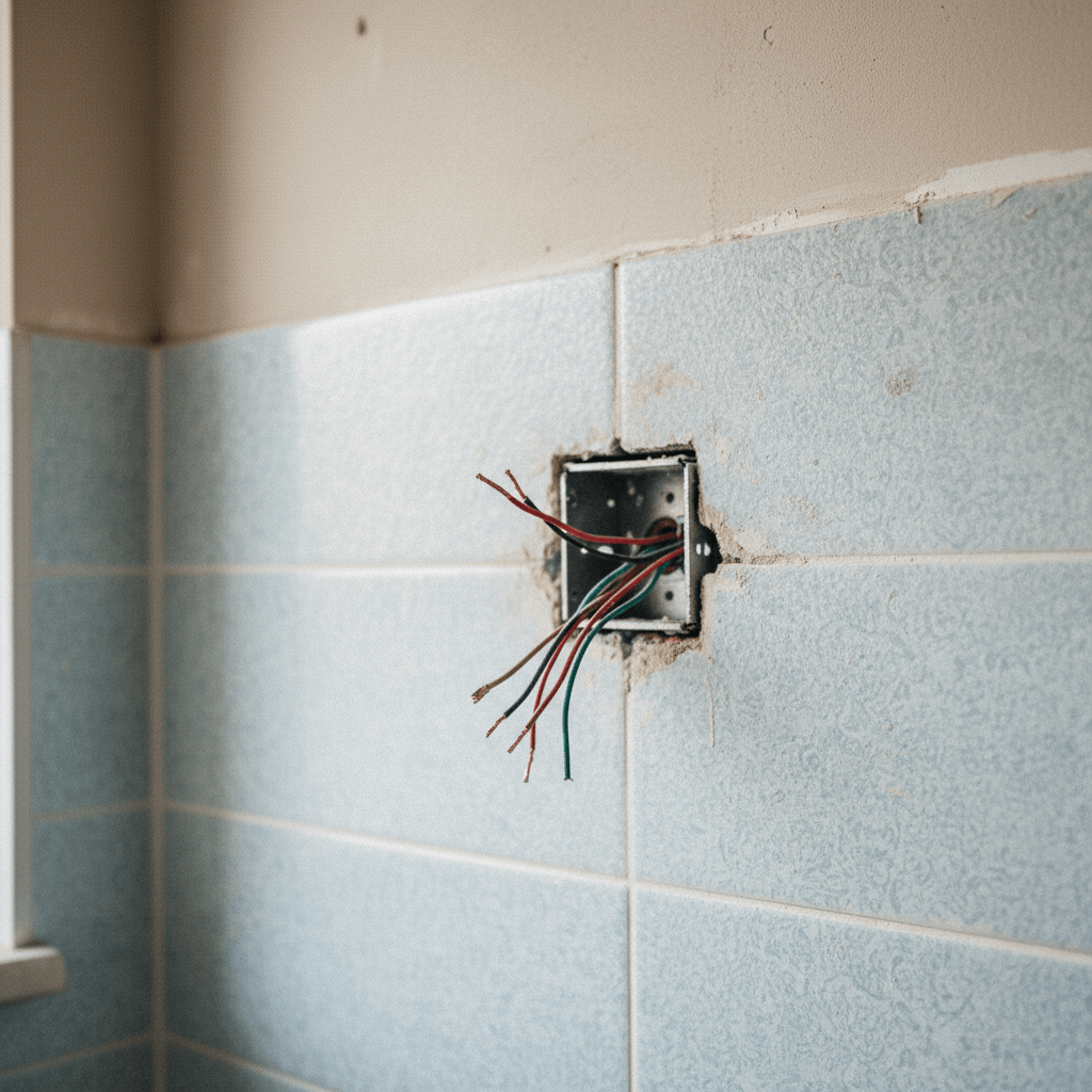 Küche Steckdosen Installation Vorbereitung